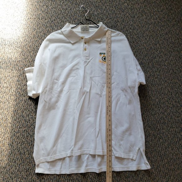 NFL Green Bay Packers Super Bowl XXXI Champions Size XL Polo *** Some Spots *** - Picture 10 of 13